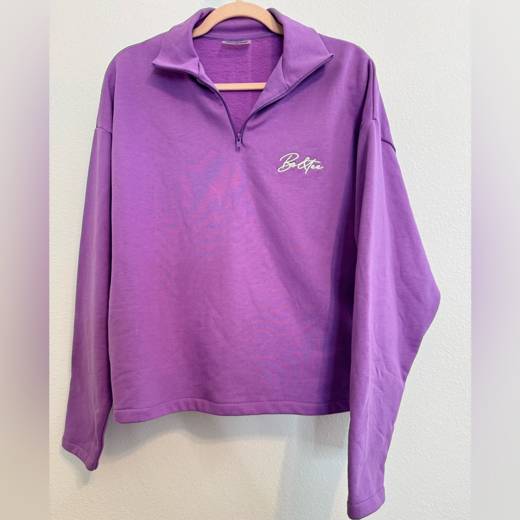 Bo+Tee Quarter-Zip Sweatshirt